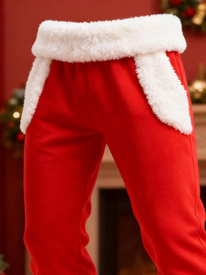 Men's Red Christmas Work Pants