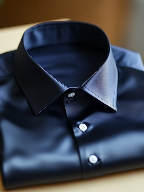 Men's Luxury Business Casual Lapel Short Sleeve Shirt
