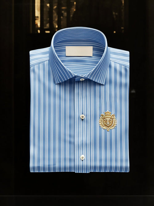Men's Outdoor Casual Stripe Long Sleeve Shirt