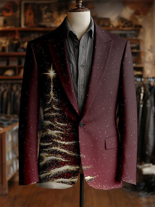 Men's Business Casual Christmas Suit Outerwear