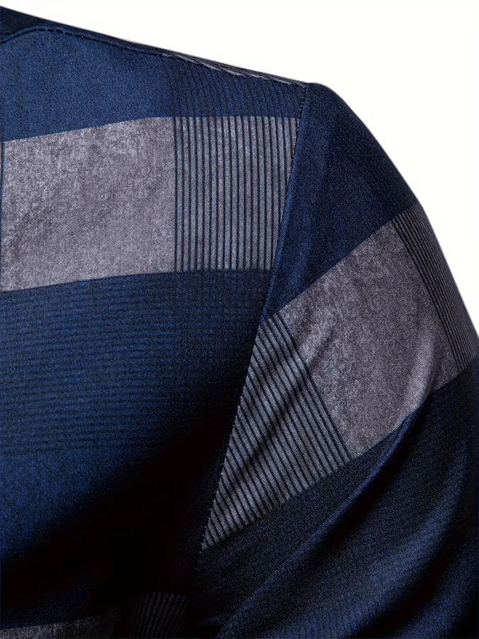 Men's Plaid Business Casual Shirt