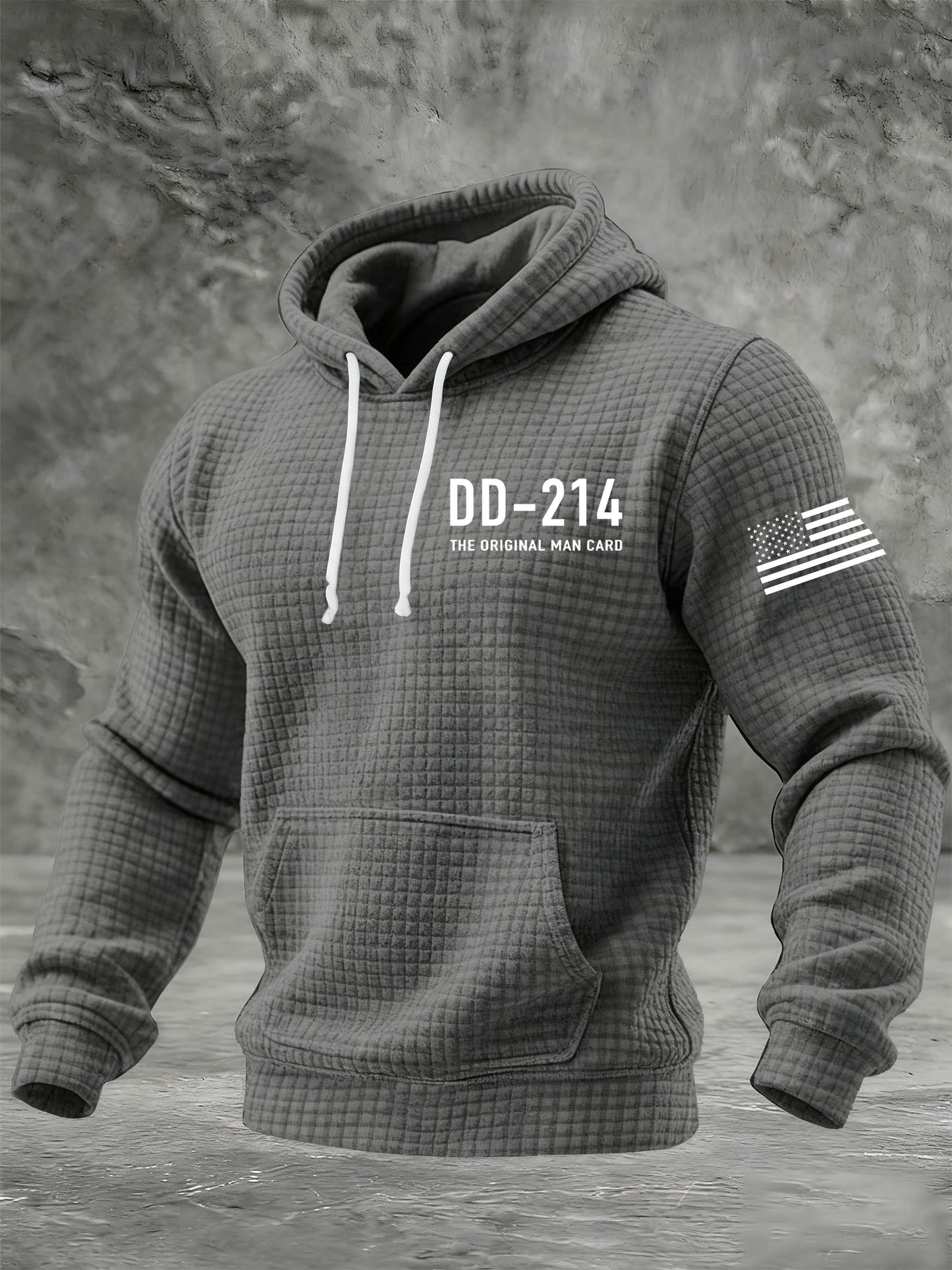 Men's The Original Man Card Printed Hoodie Sweatshirt