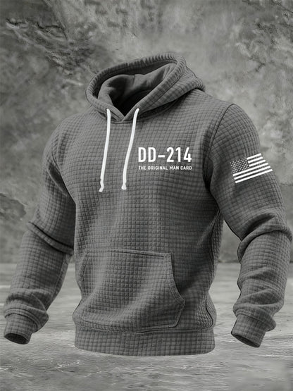 Men's The Original Man Card Printed Hoodie Sweatshirt