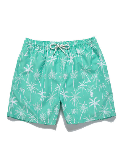 Palm Tree Print Swim Shorts