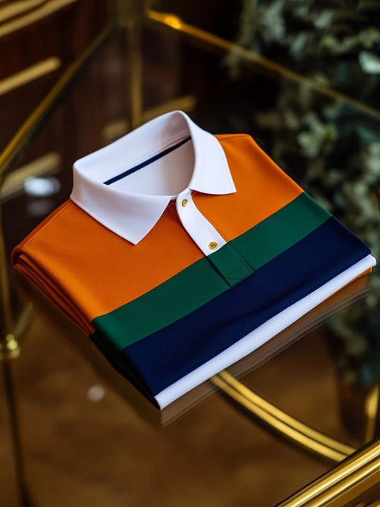 Men's Business Short Sleeve Polo Shirt
