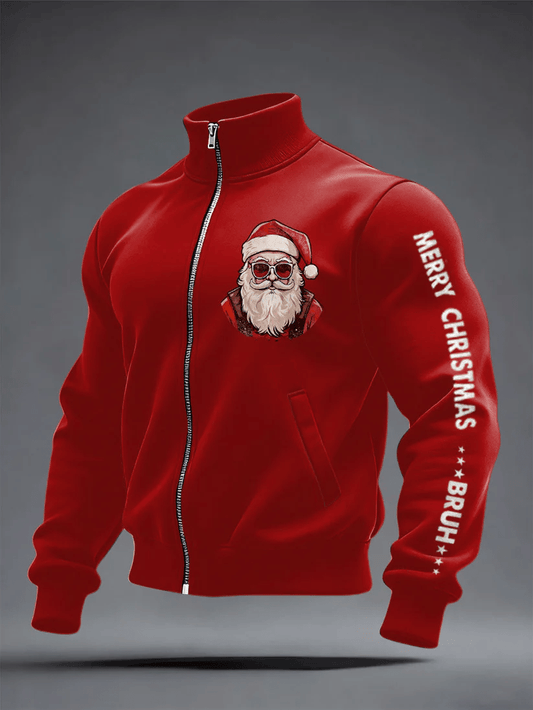 Men's Christmas Print Jacket