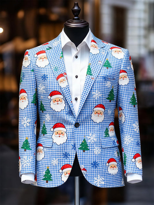 Men's Business Casual Christmas Suit Outerwear