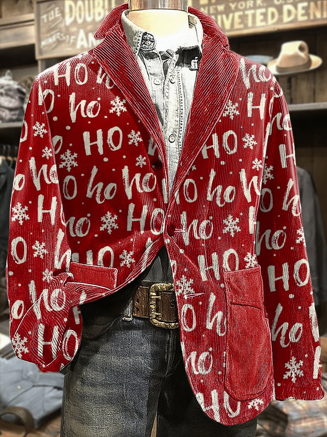Men's Vintage Fall Christmas Casual Blazer
