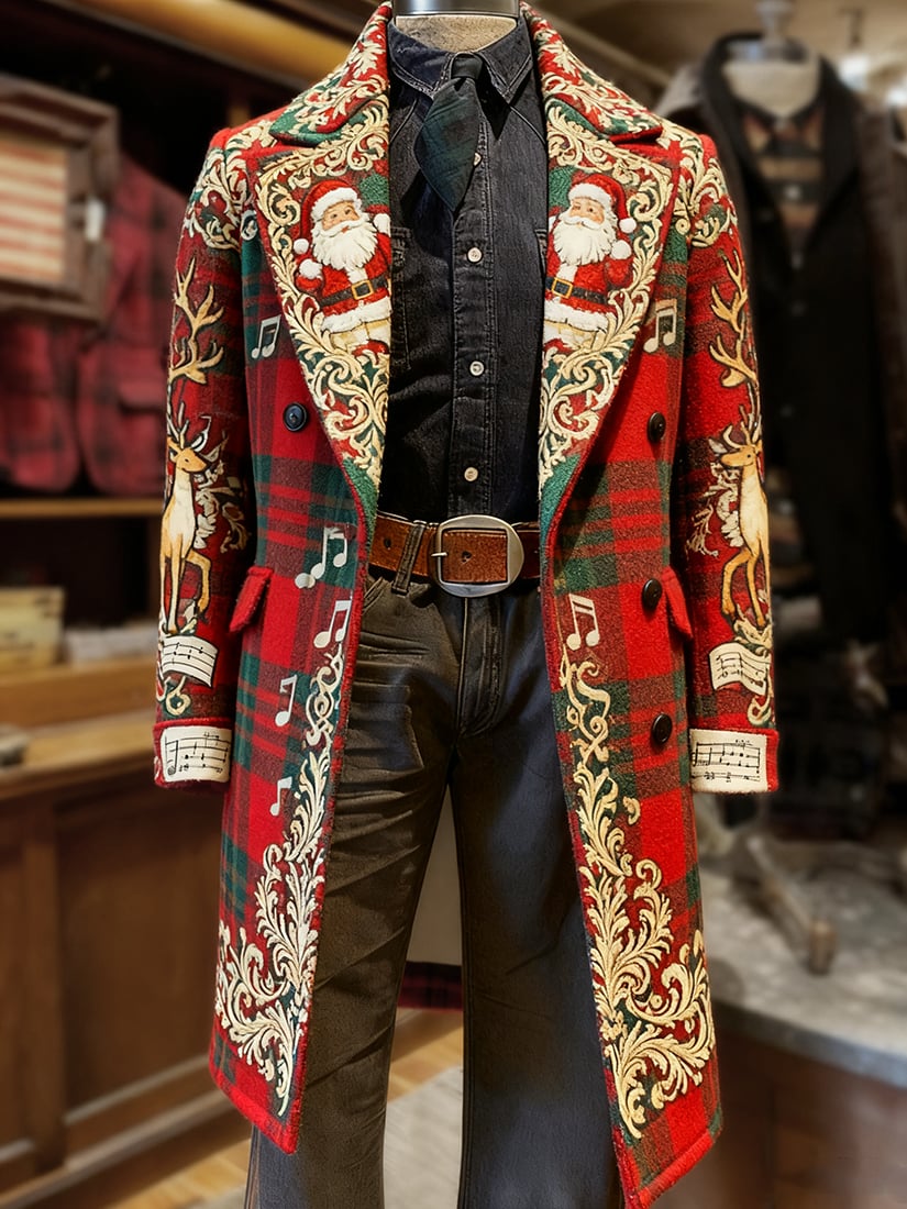 Men's Vintage Christmas Party Casual Jacket