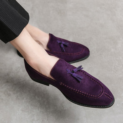 Retro Business Casual Tassel Leather Shoes
