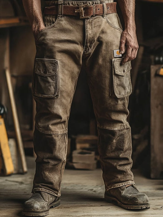 Men's Retro Outdoor Functional Overalls
