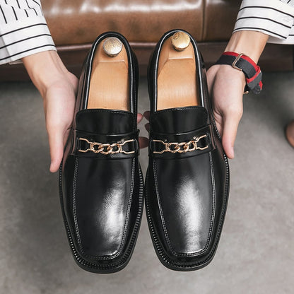 Men'S Business Casual Soft Upper Outsole Loafers