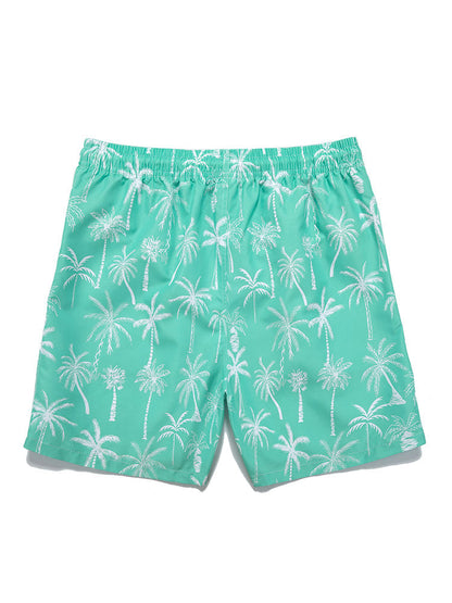Palm Tree Print Swim Shorts