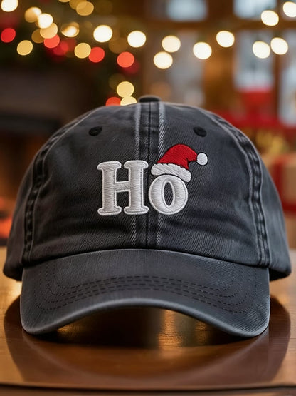 Unisex Vintage Christmas Art Design Print Hat