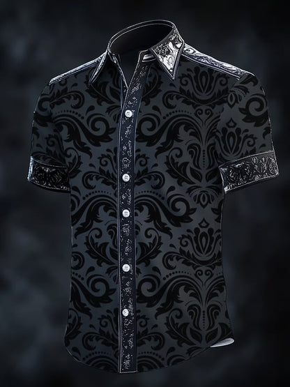 Men's Vintage Gothic Dark Shirt