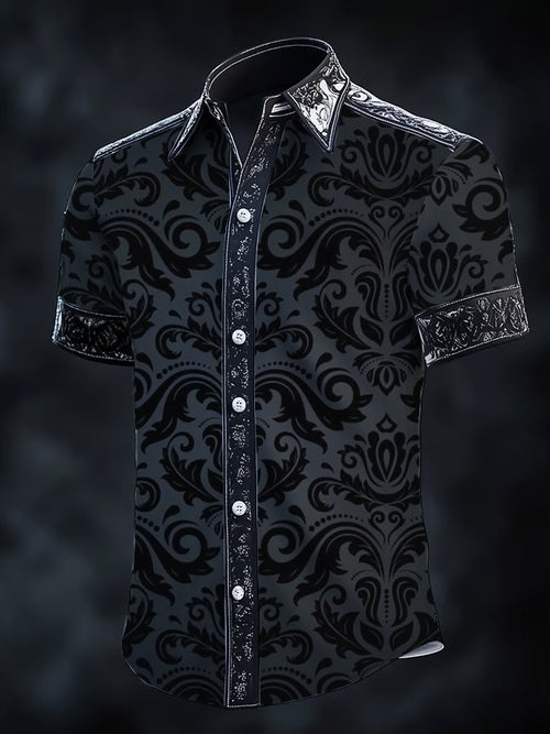 Men's Vintage Gothic Dark Shirt