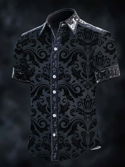 Men's Vintage Gothic Dark Shirt