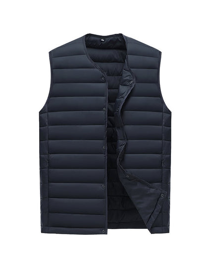 Men's Warm Light Slim Padded Vest Jacket