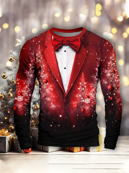 Christmas Men's Dress Long-Sleeve T-Shirt