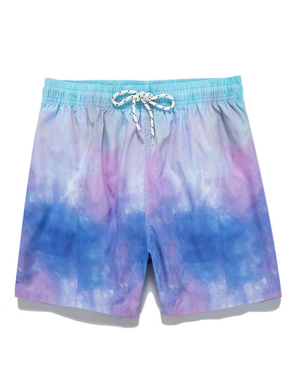 Ombre Print Swim Shorts