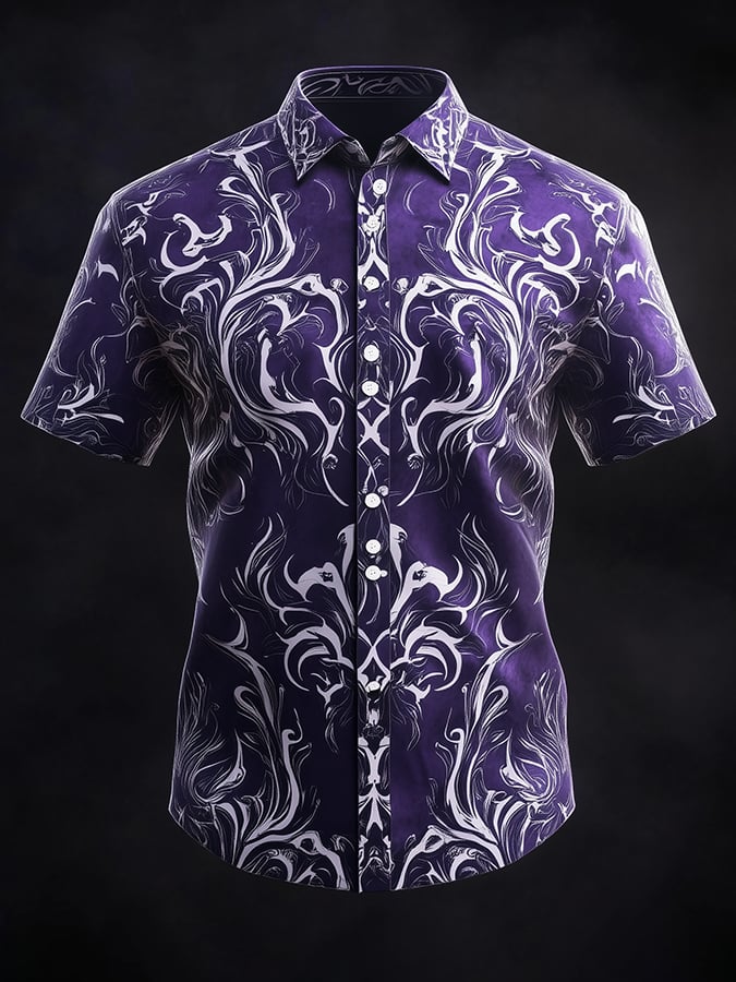 Men's Retro Gothic Dark Shirt
