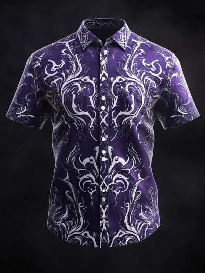Men's Retro Gothic Dark Shirt