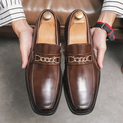 Men'S Business Casual Soft Upper Outsole Loafers