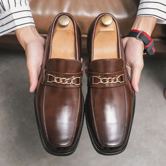 Men'S Business Casual Soft Upper Outsole Loafers