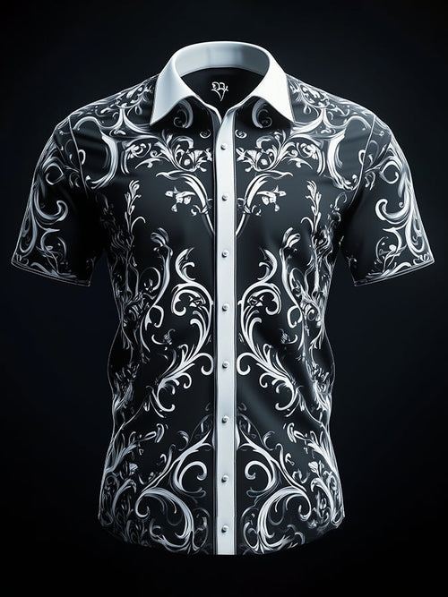 Men's Retro Gothic Dark Shirt