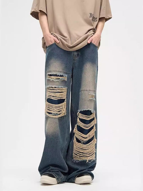 Men's Stylish Casual Ripped Jeans