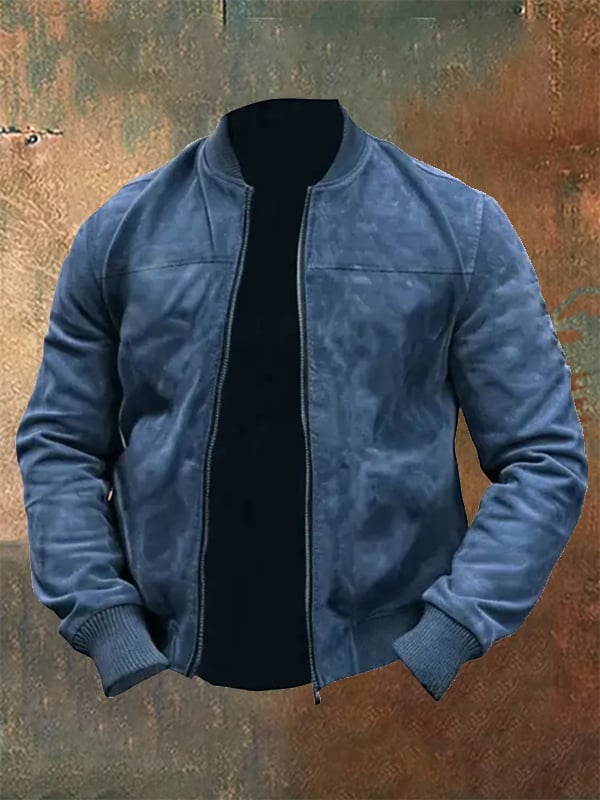 Men's Western Outdoor Vintage Multi-Pocket Jacket