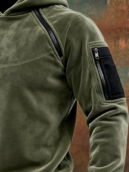 Men's Retro Outdoor Tactical Zipper Sweatshirt