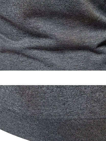 Men's Fashionable Velvet Thickened Warm Fake Two-Piece Sweater