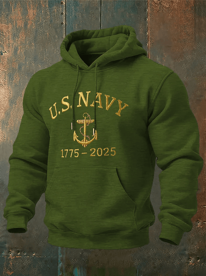 Men's US Veteran Print Hoodie