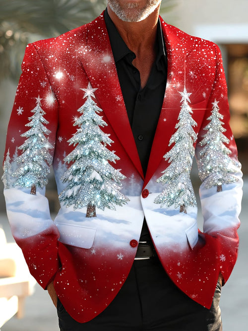 Men's Business Casual Christmas Suit Outerwear