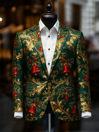 Men's Business Casual Christmas Suit Outerwear