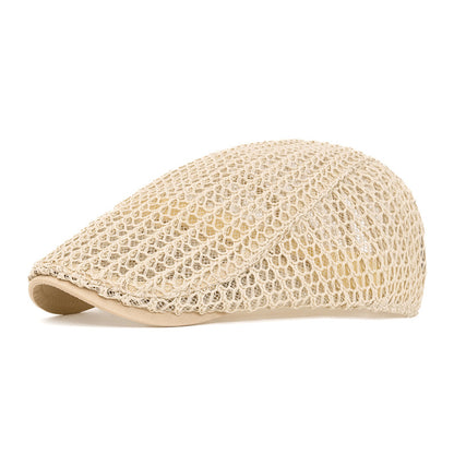 Men's Minimalist Mesh Newsboy Cap