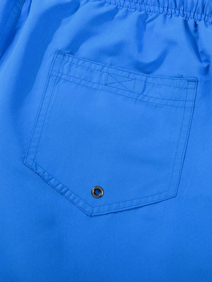 Contrast Waistband Swim Shorts