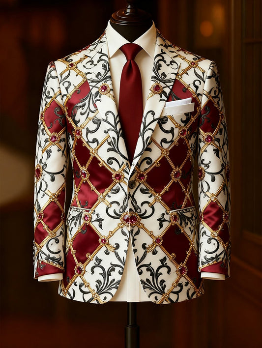 Men's Business Retro Casual Suit Jacket