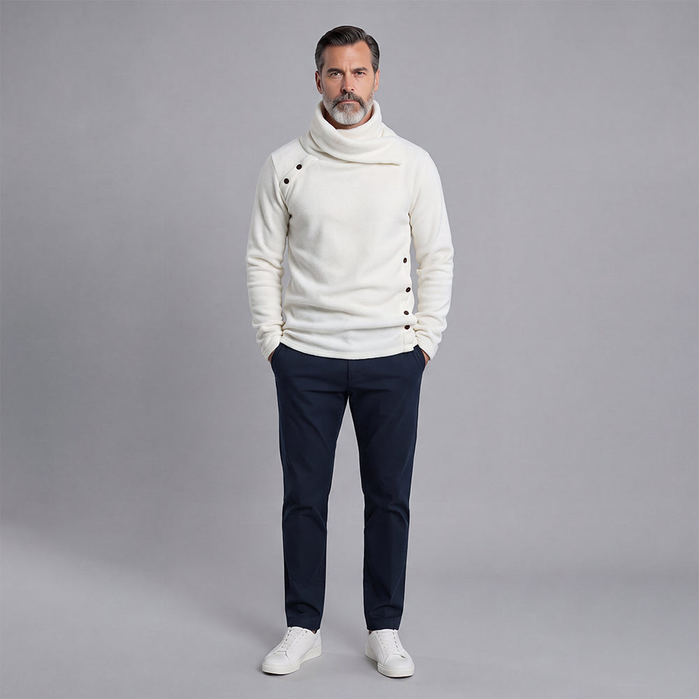 Men's Crew-Neck Long-Sleeve Sweater
