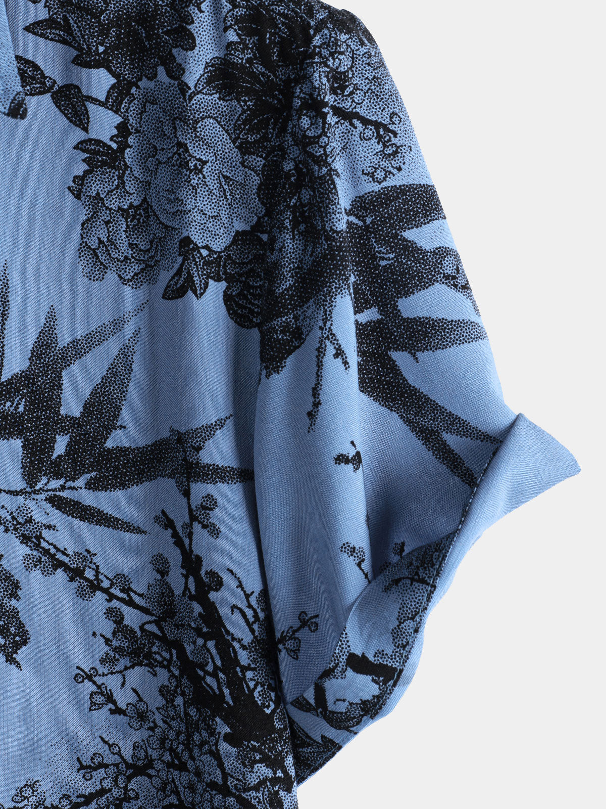 Men's Retro Holiday Breathable Flower Hawaiian Short Sleeve Shirt
