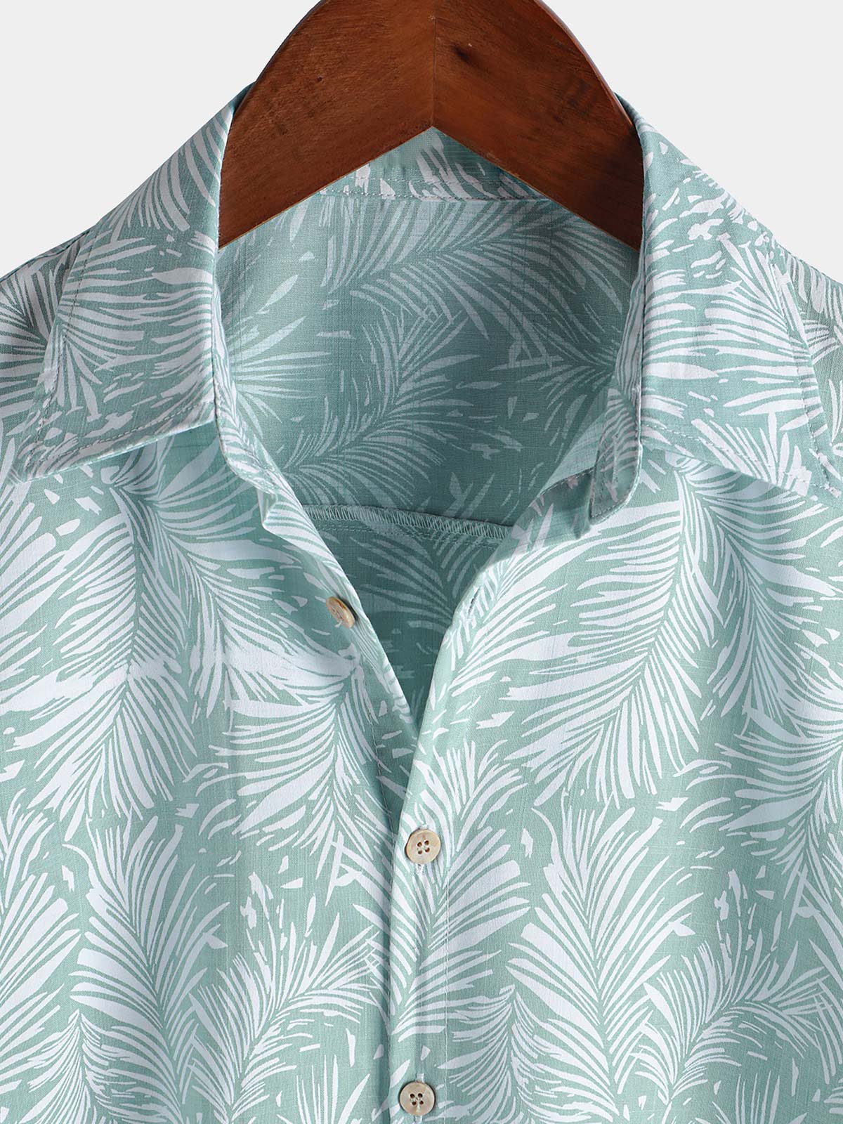 Men's Tropical Hawaiian Short Sleeve Summer Button Up Shirt