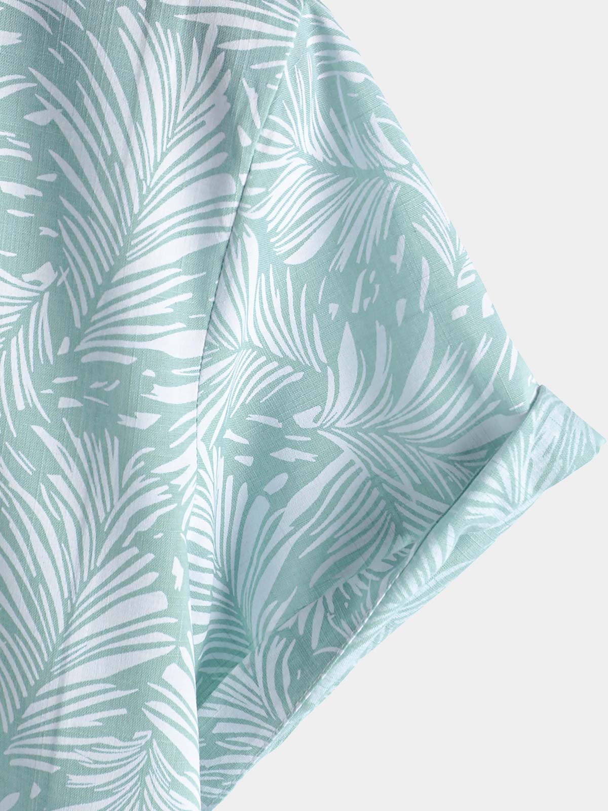 Men's Tropical Hawaiian Short Sleeve Summer Button Up Shirt