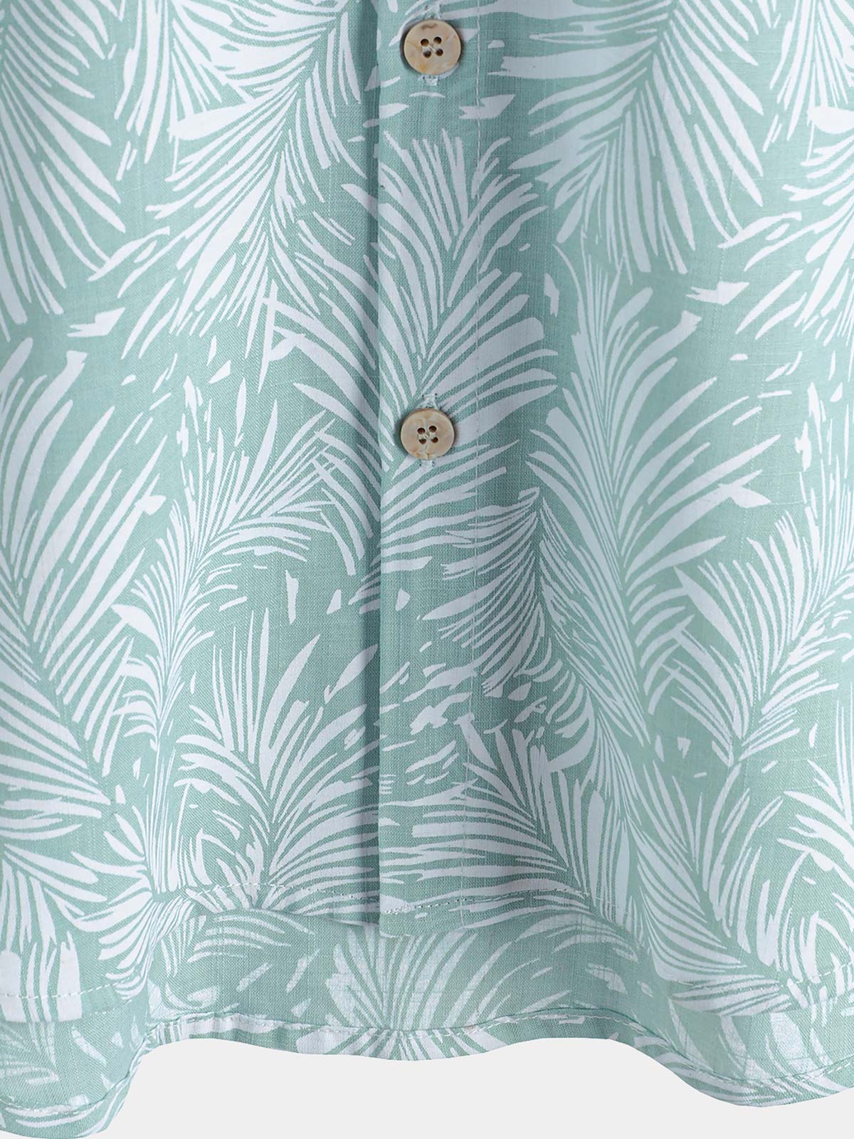 Men's Tropical Hawaiian Short Sleeve Summer Button Up Shirt