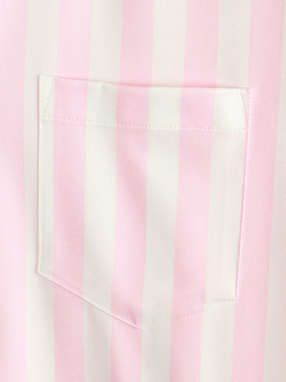 Men's Tiger & Striped Print Holiday Pocket Shirt