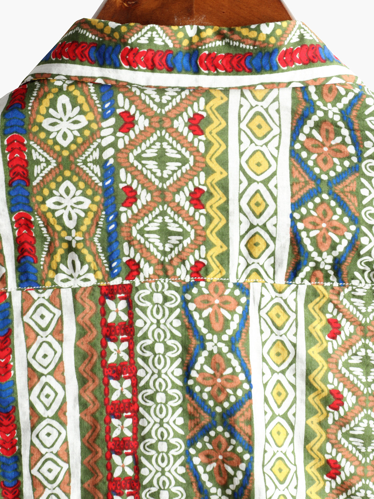 Men's Boho Short Sleeve Retro Shirt