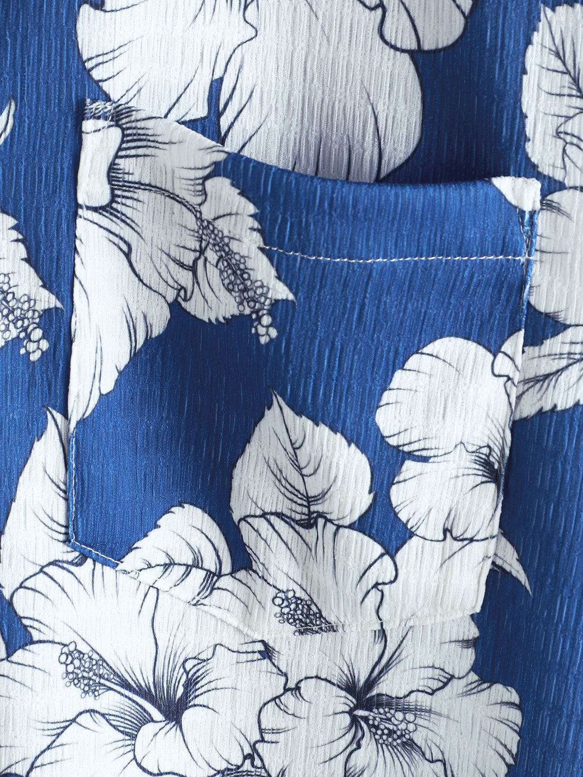 Men's Tropical Floral Print Hawaiian Short Sleeve Shirt
