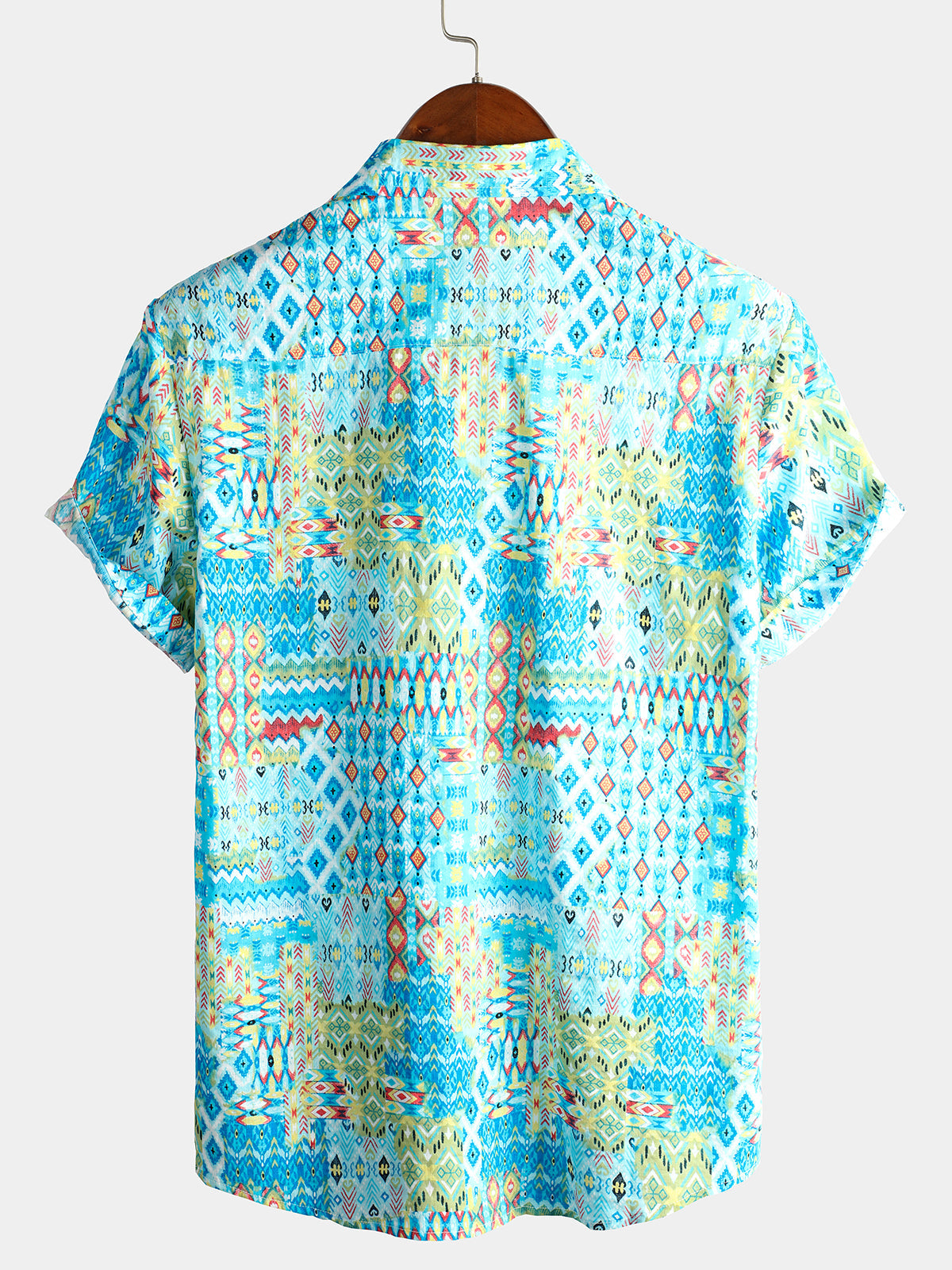 Men's Boho Short Sleeve Hawaiian Shirt