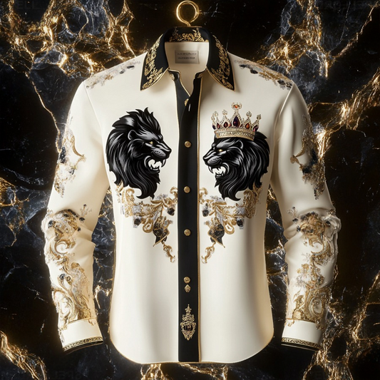 Luxury Business Leisure Long Sleeve Shirt with High Elastic Comfort Anti-Wrinkle Style