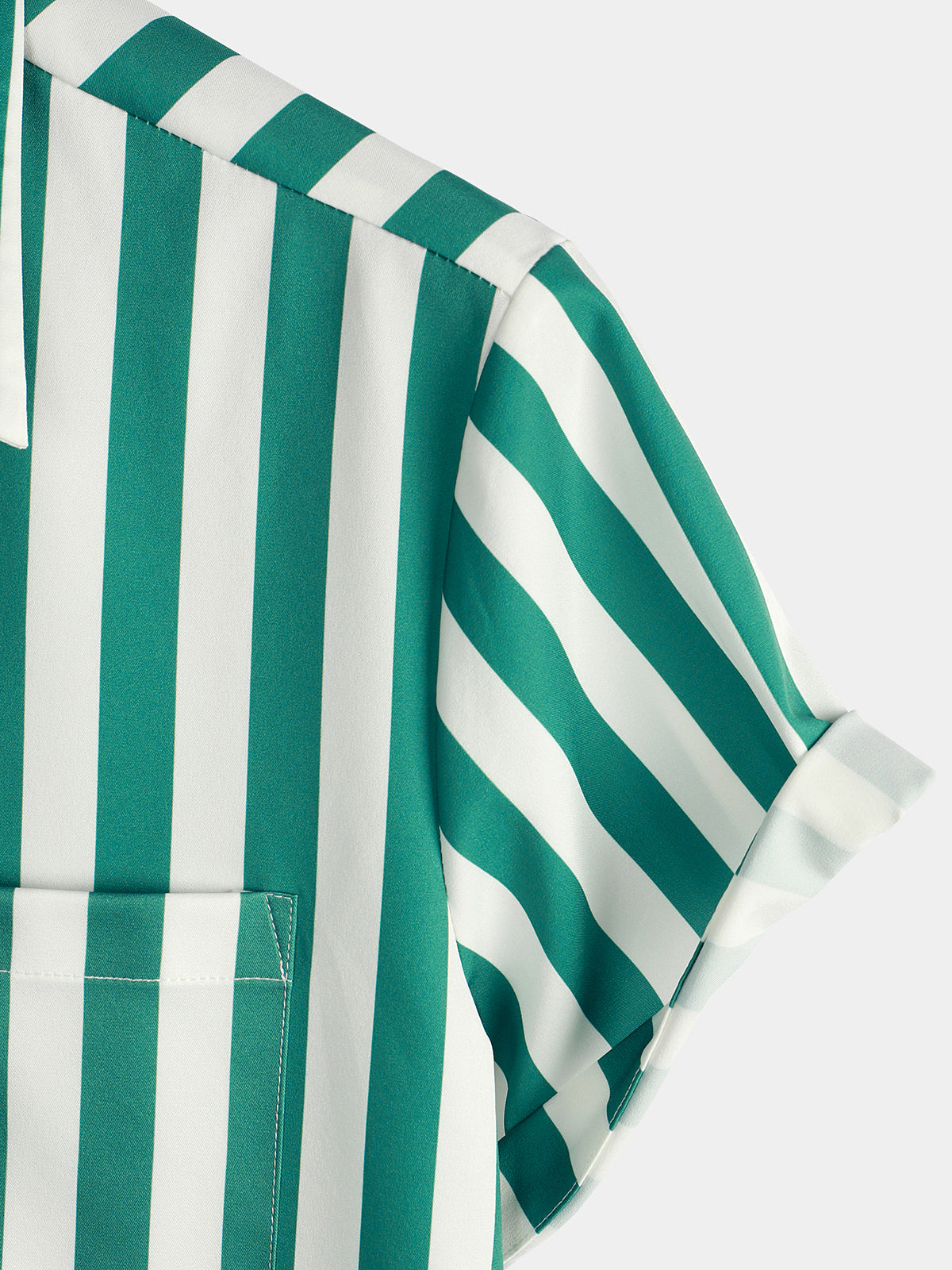 Men's Zebra & Striped Pocket Holiday Casual Shirt